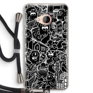 Vexx Black City : HTC U Play Transparant Hoesje met koord