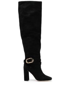 Dee Ocleppo bottes Samantha 95 mm en daim - Noir