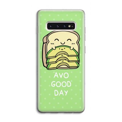 Avo Good Day: Samsung Galaxy S10 4G Transparant Hoesje