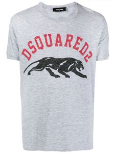 DSQUARED2 t-shirt à logo imprimé - Gris