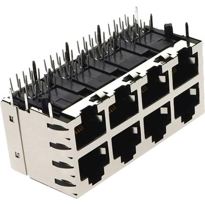Molex Molex 445200004 CAT5 STCKD MULTIPORT 445200004 Bus Aantal polen (sensoren) 8P8C 1 stuk(s)