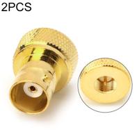 2 stks BNC female naar SMA mannelijke RF coaxiale connector