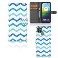 Motorola Moto G9 Power | Telefoon Hoesje | Zigzag Blauw