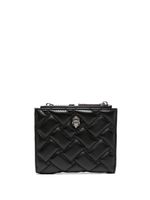 Kurt Geiger London mini porte-monnaie à design matelassé - Noir