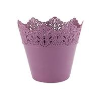 Bloempot PARIJS rond 14,5 cm Roze set van 2 stuks