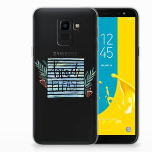 Samsung Galaxy J6 2018 Telefoonhoesje met Naam Boho Beach