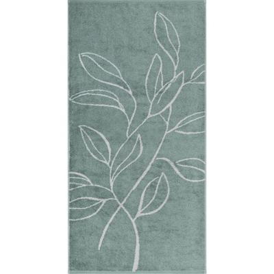 Cawö Cawo Atelier Floral Douchelaken 70/140 fjord