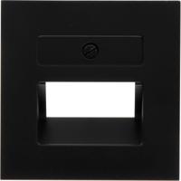 KOPP Athenis HK07 Dubbele UAE/UTP Afdekplaat Mat Zwart