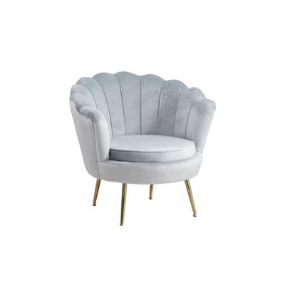 Fauteuil Chanelle Lichtgrijs 136 cm
