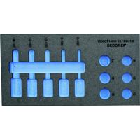 Gedore 2957949 EI-1500 CT1-INX 19LK Gereedschapinlegstuk (l x b x h) 310 x 158 x 35 mm