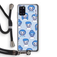 Gezichtjes: Samsung Galaxy A31 Transparant Hoesje met koord Gezichtjes: Samsung Galaxy A31 Transparant Hoesje met koord