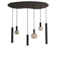 Hanglamp Riva organisch klein zwart