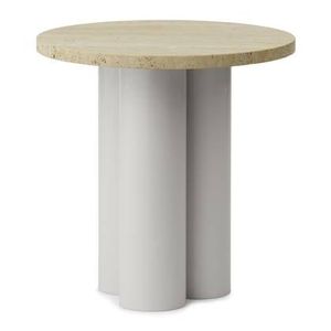 Normann Copenhagen Dit Bijzettafel - Sand Travertine Light