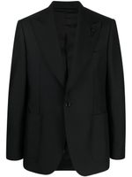 Lardini blazer à simple boutonnage - Noir - thumbnail