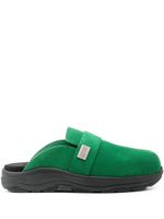 Suicoke chaussons en cuirs - Vert - thumbnail