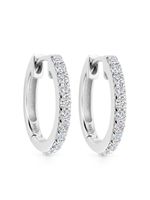 Astley Clarke 14kt gerecyclede witgouden oorringen - Zilver - thumbnail