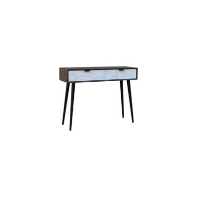 Wandtafel DKD Home Decor Metaal Mangohout 105 x 35 x 77 cm