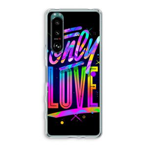 Only Love: Sony Xperia 5 III Transparant Hoesje
