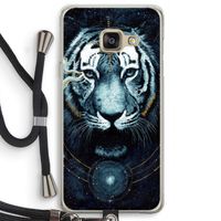 Darkness Tiger: Samsung Galaxy A3 (2016) Transparant Hoesje met koord