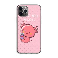 Love You A Lotl: iPhone 11 Pro Max Transparant Hoesje