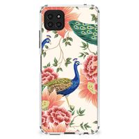 Case Anti-shock voor Samsung Galaxy A22 5G Pink Peacock - thumbnail