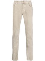 Jacob Cohën pantalon en coton à coupe slim - Marron