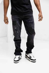 XPLCT Patch Broek Heren Donkergrijs - Maat 28 - Kleur: Donkergrijs | Soccerfanshop