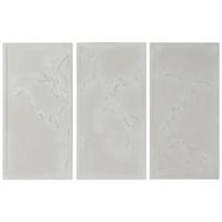Wanddecoratie Home ESPRIT Wit Modern Wereldkaart 180 x 4 x 120 cm (3 Onderdelen)
