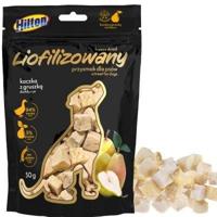 HILTON Freeze-dried treats with duck and pear - traktatie voor hond - 50g