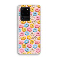 Pink donuts: Samsung Galaxy S20 Ultra Transparant Hoesje