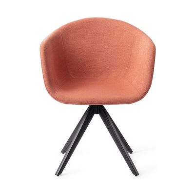 Jesper Home Yuni eetkamerstoel Coral Crush turn black