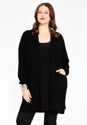 Yoek Vest met zakken | Zwart | Maat 58/60