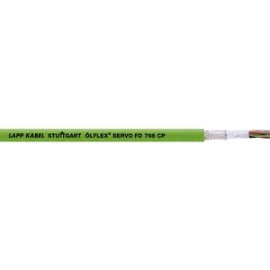 LAPP ÖLFLEX® SERVO FD 798 CP Encoderkabel 12 x 0.25 mm² + 2 x 0.50 mm² Groen 36916/100 100 m