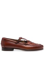 Hereu Ferriol T-bar leather loafers - Marron