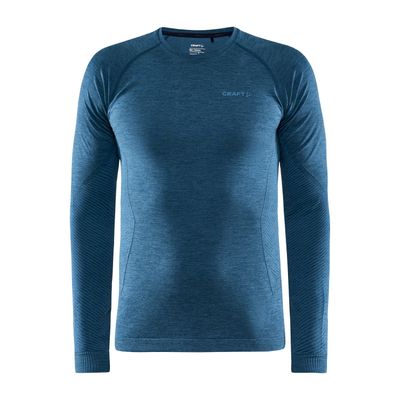 Craft Core dry active comfort shirt lange mouw blauw heren L