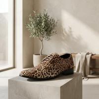 The Leopard Dandy Lureaux - Handgemaakte Nette Schoenen Voor Heren