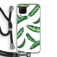 Lange bladeren: Huawei P40 Lite Transparant Hoesje met koord