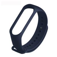 Pure Color Soft TPU vervangende Horlogebanden voor Xiaomi mi band 4 host niet inbegrepen (blauw)