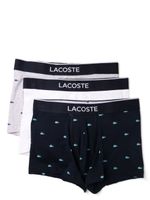 Lacoste lot de trois boxers à logo imprimé - Multicolore - thumbnail