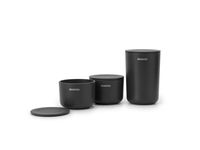 Brabantia opbergbakjes set van 3 dark grey - thumbnail