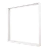 Opbouwframe voor LED Paneel - Geschikt voor 60x60 cm LED Panelen - Plug & Play kliksysteem - 63mm - Wit