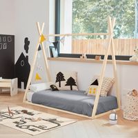 Kave Home Kinderbed Maralis Tipi - Naturel - thumbnail