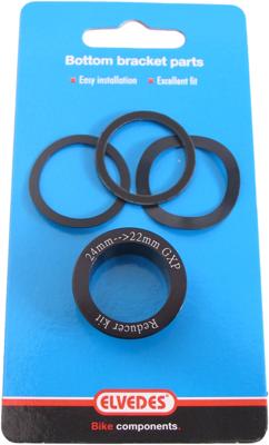 Elvedes Reduceerset - trapas verloop van 24 mm naar 22 mm gxp (4 delig)