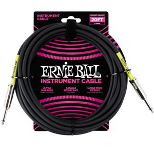 Ernie Ball 6046 Classic Instrument Cable, 6 meter, zwart