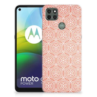 Motorola Moto G9 Power | TPU bumper | Pattern Orange