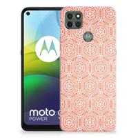 Motorola Moto G9 Power | TPU bumper | Pattern Orange