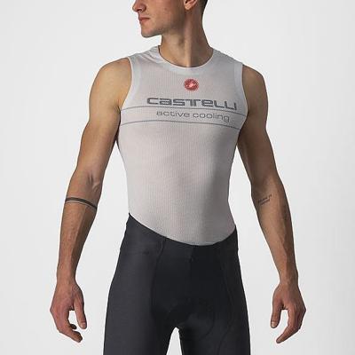 Castelli Active Cooling ondershirt mouwloos zilvergrijs heren