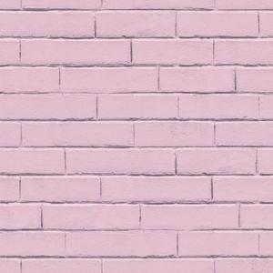 Noordwand Noordwand Behang Good Vibes Brick Wall roze