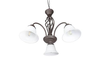 Trio KroonluchterRustica 55cm 3-lichts roestbruin - 101000324