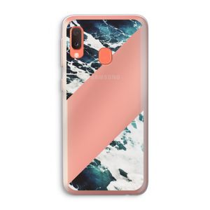 Golven: Samsung Galaxy A20e Transparant Hoesje